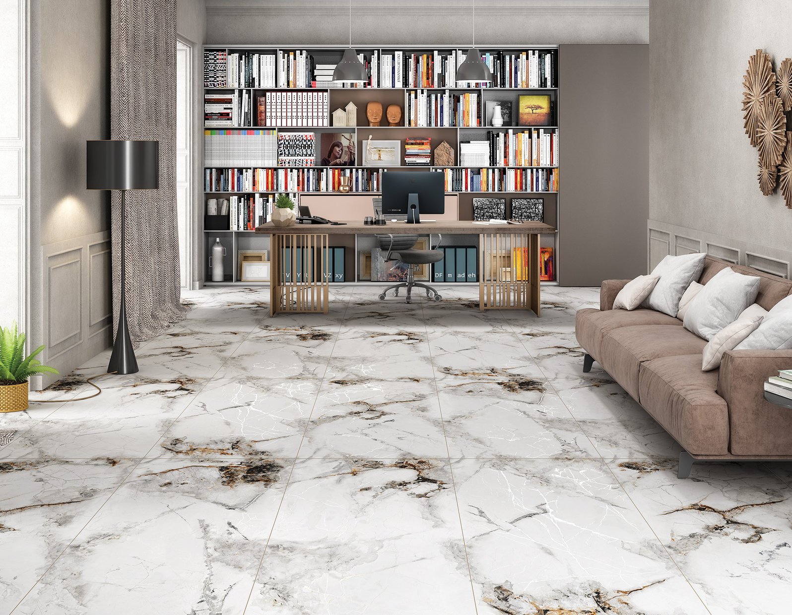 altrisimo White tiles Modern style Living room Tiles