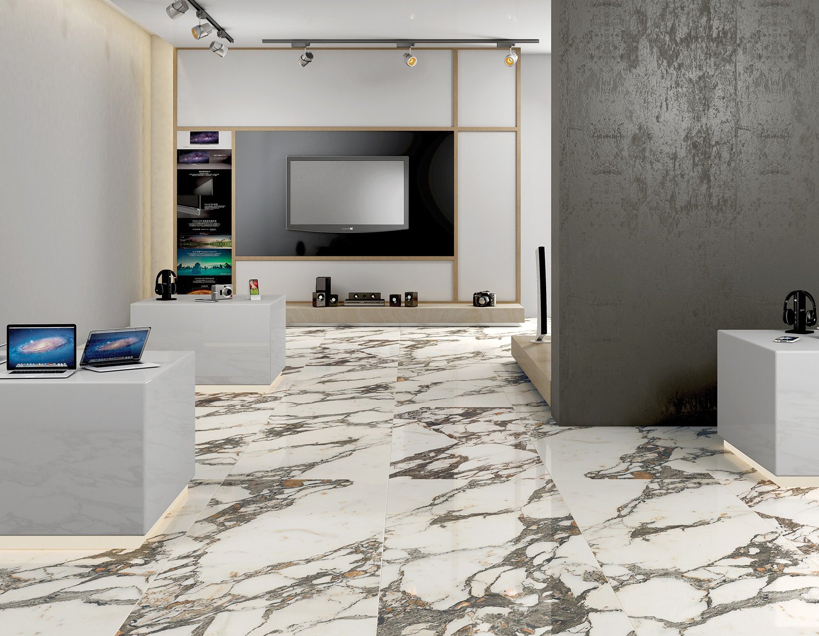 arabescato Mix tiles Modern style Light Commercial Tiles