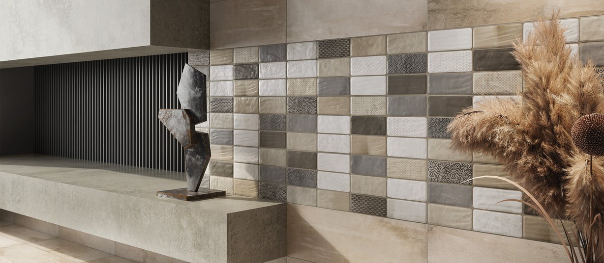 Limo Beige tiles Modern style Bathroom Tiles