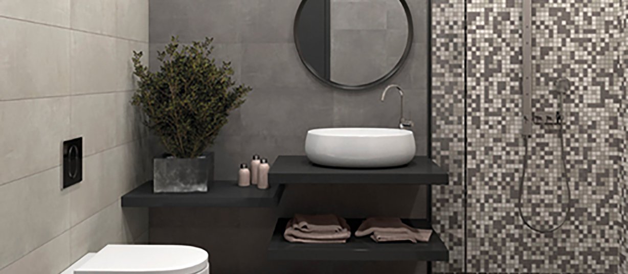 Monza Mix tiles Modern style Bathroom Tiles
