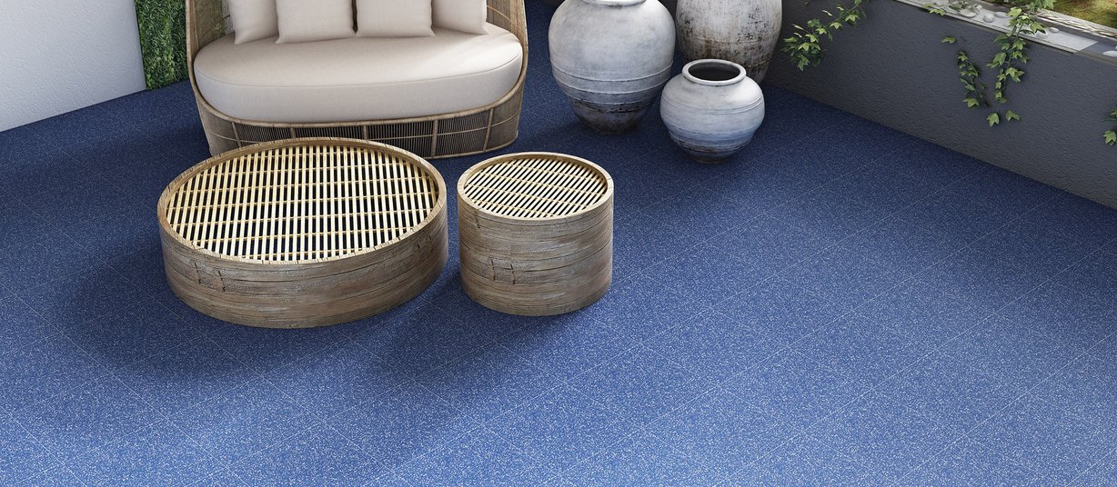 sparkle Blue tiles Modern style Outdoor Tiles