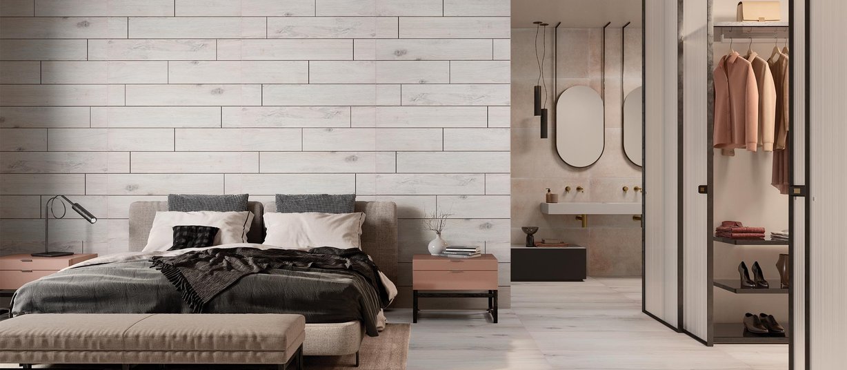 unika Ivory tiles Modern style Living room Tiles