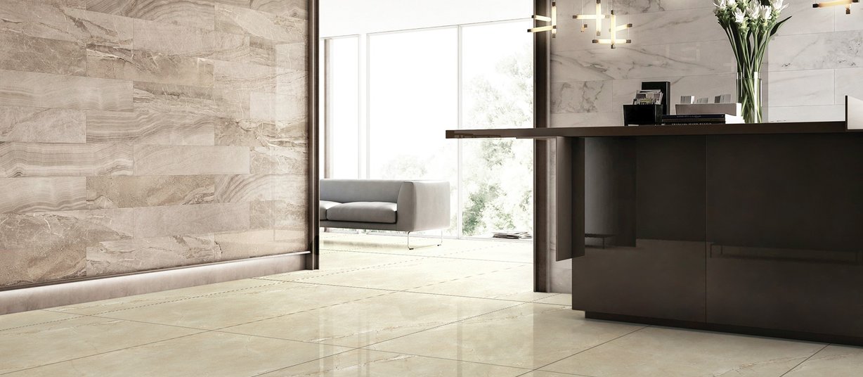 valencia Beige tiles Modern style Living room Tiles